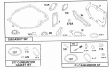 Gasket Sets Diagram and Parts List for 121802-0444-01  Briggs and Stratton Engine